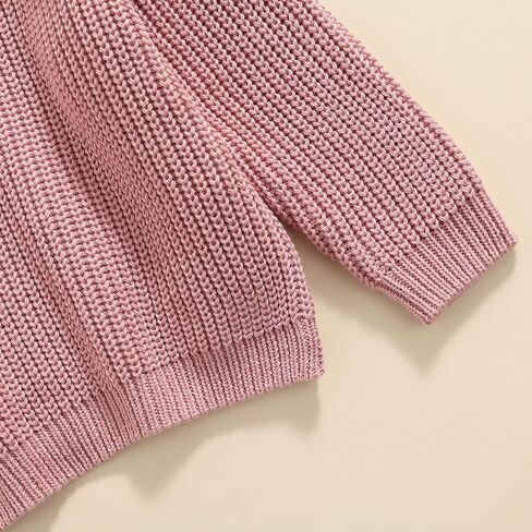 Yony Cles Baby Girls Clothes Fall 3 6 9 12 18 24 Months Toddler Girl Knitted Sweaters 2T 3T 4T 5T Kids Winter Warm Pullover in Saudi Arabia