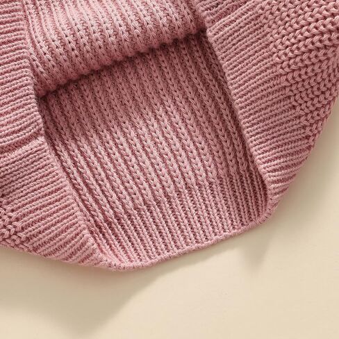 Yony Cles Baby Girls Clothes Fall 3 6 9 12 18 24 Months Toddler Girl Knitted Sweaters 2T 3T 4T 5T Kids Winter Warm Pullover in Saudi Arabia