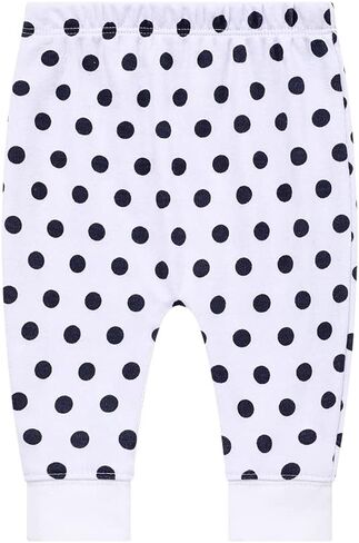 Pack of 4 Baby Jogger Pants - Soft Cotton Pants for Boys and Girls - Unisex Cute Color Designs for Infants in Kuwait