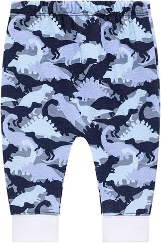 Pack of 4 Baby Jogger Pants - Soft Cotton Pants for Boys and Girls - Unisex Cute Color Designs for Infants in Kuwait
