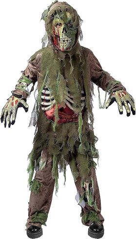زي Spooktacular Creations Swamp Deluxe Skeleton Living Dead Zombie التنكري للأطفال في الهالوين للعب الأدوار in Saudi Arabia