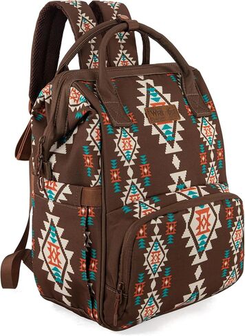 Montana West Wrangler Callie Diaper Bag Backpack with Stroller Straps Multifunction Baby Travel Bag WG2204-9110TN in Saudi Arabia