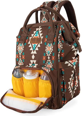 Montana West Wrangler Callie Diaper Bag Backpack with Stroller Straps Multifunction Baby Travel Bag WG2204-9110TN in Saudi Arabia