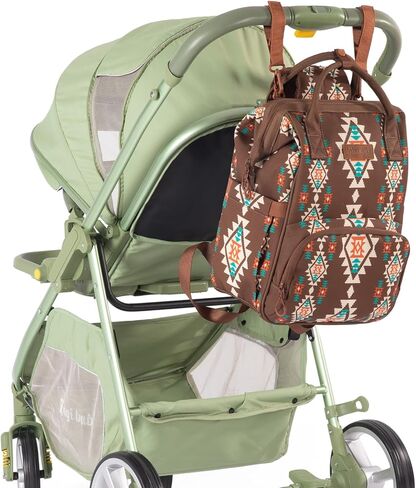 Montana West Wrangler Callie Diaper Bag Backpack with Stroller Straps Multifunction Baby Travel Bag WG2204-9110TN in Saudi Arabia