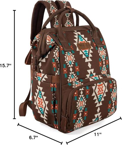 Montana West Wrangler Callie Diaper Bag Backpack with Stroller Straps Multifunction Baby Travel Bag WG2204-9110TN in Saudi Arabia