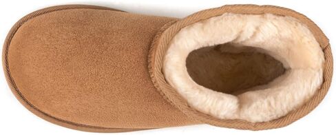 Women's Cozy Short Bootie Slippers, Winter Warm Hard Bottom House Shoes with Fuzzy Lining | Winter Warm, Hard Bottom, Fuzzy Lining in Saudi Arabia