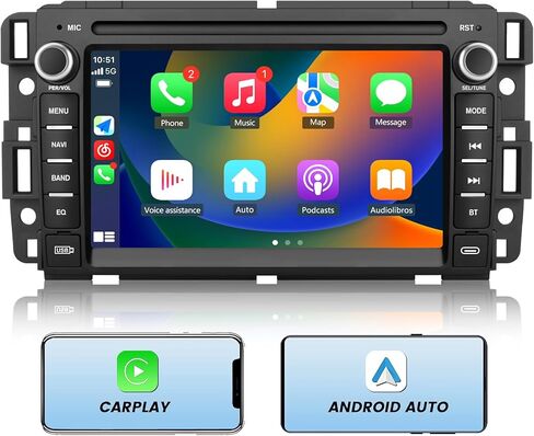 【2+64GB】 Car Stereo Radio for Chevrolet Chevy Silverado GMC Sierra Yukon, Android 13 Head Unit Radio Replacement with GPS Navigation CarPlay Android Auto Multimedia Video Player in Saudi Arabia