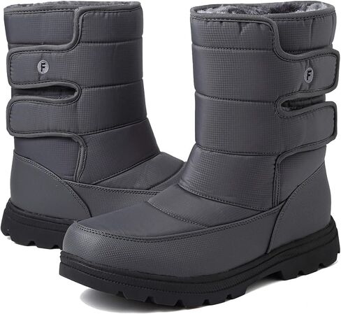 رجل أحذية الثلوج إمرأة أحذية الشتاء للماء الفراء اصطف الدافئة خفيفة الوزن الكاحل أحذية عالية أعلى الانزلاق على المضادة للانزلاق عارضة الأحذية في الهواء الطلق الجوارب in Kuwait