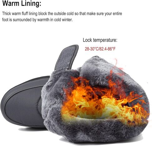 رجل أحذية الثلوج إمرأة أحذية الشتاء للماء الفراء اصطف الدافئة خفيفة الوزن الكاحل أحذية عالية أعلى الانزلاق على المضادة للانزلاق عارضة الأحذية في الهواء الطلق الجوارب in Kuwait