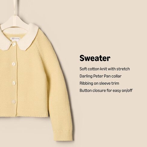 Amazon Essentials x Sofia Grainge Unisex Toddlers and Babies' Peter Pan Collar Sweater Jacket in Saudi Arabia
