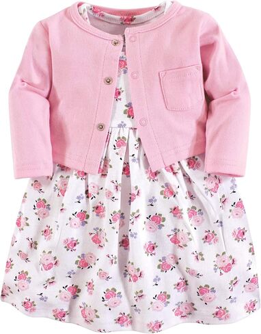 Luvable Friends baby-girls Dress and Cardigan in Saudi Arabia