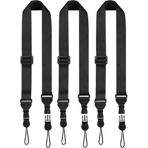 5 Pack Adjustable Shoulder Strap, Nylon Camera Strap, Comfortable Neck Strap for iPad, Cellphone Tablet, Camera, Laptop, Binocular, Luggage Bag (Rainbow Heart Universal Lanyard)
