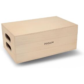 PROAIM Apple Box (كامل) للاستوديو ومجموعة الأفلام والتصوير الفوتوغرافي. للدعم أو التسوية أو الجلوس أو الوقوف (AB-FL-WH) in Kuwait