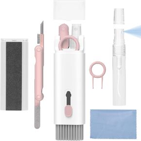 VUBOJO Laptop Screen Keyboard Earbud Cleaner Kit，Electronics Cleaning Tool for MacBook iPad iPhone Pro Cell Phone,airpod Cleaner kit,Computer Cleaning Tool Kit(Blue) in Kuwait