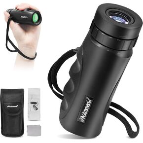 Astromania Upgraded 10x25 Waterproof Compact Monocular, Smaller Size Easier to Carry Around for Bird Watching Hunting Camping Hiking Sport Game Concerts