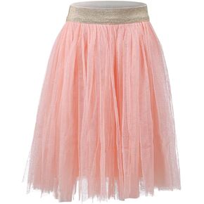 Toddler Baby Girl's Tutu A Line Knee Length Tulle Layered Long Party Skirt for Little Big Girls 1T-16T
