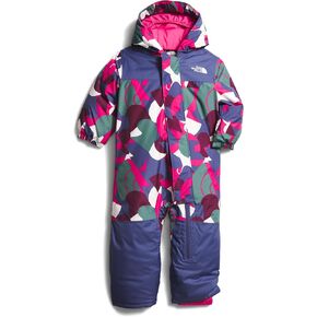 THE NORTH FACE Baby Freedom Snow Suit, Mr. Pink Big Abstract Print, 6-12 Months