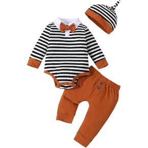 VINUOKER Preemie Newborn Baby Boy Clothes Infant boy Outfit Baby boy Little Gentlemen Outfits