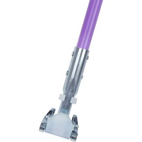 مقبض ممسحة غبار بمشبك فكي من سبارتا، مقبض إطار ممسحة غبار الأرضية، حامل قابض مع موصل مشبك لتنظيف الأرضيات، لوازم النظافة، الاستخدام التجاري، 60 بوصة، أبيض، (عبوة من 12 قطعة) in Kuwait