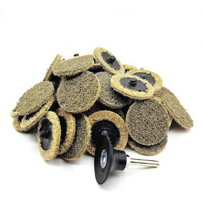 3 Inch Surface Conditioning Discs, 25 Pcs Medium Sanding Discs, Type-R Quick Change and Heat Dissipation, Quick Change Sanding Discs, Disc Pad Medium Grit for Fine polishing