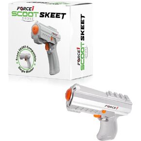 Force1 Scoot Skeet Drone Electronic Shooting Game for Kids and Adults- 2 Hand Drones for Kids with LED Toy Gun, Ultimate Electronic Target Game Set, Indoor Mini Drone Kid Flying Toys (Purple/Green)