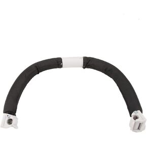 Baby Stroller Handle Curved Design Adjustable Bumper Bar for Baby for Dolls for Toddlers(Black)
