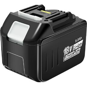 6.0Ah Battery Replacement for Makita 18V Battery Compatible with 18 Volt BL1860B BL1850B BL1840B BL1830B BL1815B Batteries