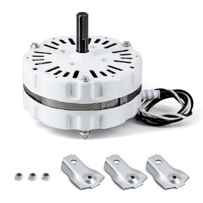F0510B2944 F0510B2497 Power Vent Attic Fan Motor & 58033 Adjustable Thermostat Control Kit Replacement for Lomanco Lomancool 2000, 1800 Series.