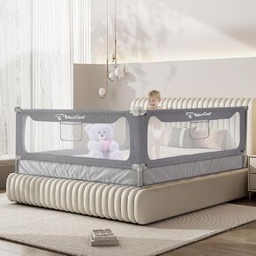 G TALECO GEAR Bed Rail for Toddlers, Stable Protective Bed Side Rails, Baby Bedrail Guard for Twin Full Queen & King Size Bed (78.7 Inch, 1 Piece)