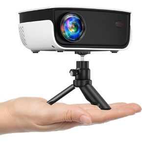 Outdoor Projector, Mini Projector for Home Theater, 1080P and 240" Supported Movie Projector 7500 L Portable Home Video Projector Compatible with Smartphone/TV Stick/PS4/PC/Laptop