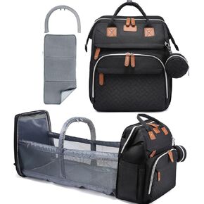 Diaper Bag Backpack with Changing Station, Spacious Durable Baby Travel Bag for Moms & Dads, with USB Port & Insulated Pockets, Large Capacity, Stylish for boys girls, Essential Newborn Gear