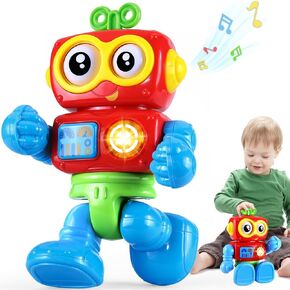 Baby Musical Bunny Toy Dancing Crawling Tummy Time Toys, Light Up Infant Toys 0-3-6 6-12 12-18 Months Birthday Gifts for 1 2 Year Old Boys Girls Baby Learning Development Toddler Toys Age 1-2