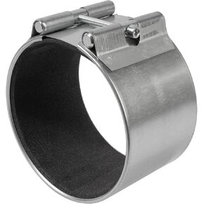 10" Inch Ducting Seal for HVAC Systems - Inline Noise Reduction Clamp - Insulated Band Coupling - Reduces Vibrations - Adapter for Carbon Filters & Fans - Fittings for Round Ducts - Quick Disassembly