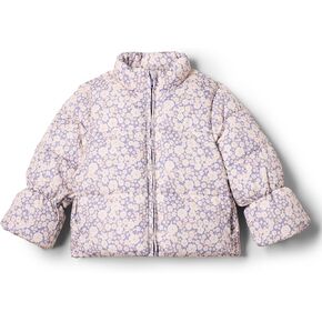 Amazon Essentials x Sofia Grainge Toddlers and Baby Girls' Taffeta Puffer Jacket