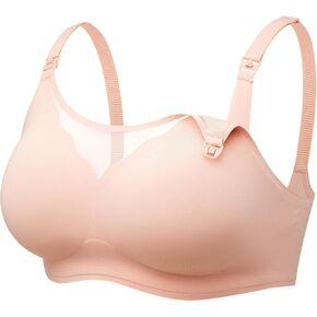 Momcozy Nursing Bras for Breastfeeding, Breathable Mesh Nursing Bras Comfort Maternity Bra Wireless Pregnancy Sleep Bra