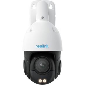 REOLINK RLC-823S2, Smart 4K/8MP UHD PTZ Dome Security Camera with Cutting-Edge 16X Optical Zoom and 3D Zoom, Spotlights Color Night Vision, Person/Vehicle/Animal Detection, 2 Way Talk, 24/7 Recording