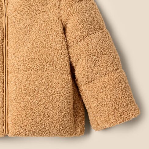 Amazon Essentials x Sofia Grainge Unisex Toddlers and Babies' Teddy Puffer Jacket in Saudi Arabia