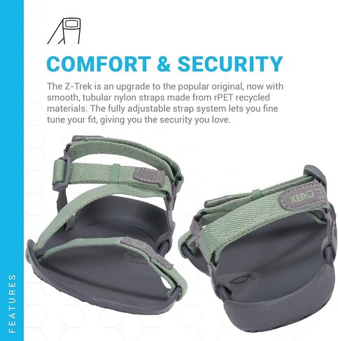 Xero Shoes Z-Trek II - صنادل رياضية بدون قطرات للسيدات - خفيفة الوزن وقابلة للتعبئة in Kuwait