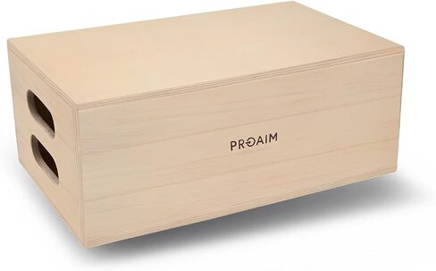 PROAIM Apple Box (كامل) للاستوديو ومجموعة الأفلام والتصوير الفوتوغرافي. للدعم أو التسوية أو الجلوس أو الوقوف (AB-FL-WH) in Kuwait