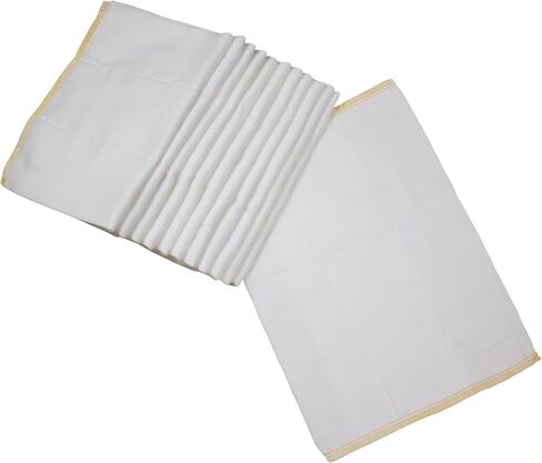 OsoCozy - Prefold Cloth Diapers (1 Doz) - Soft, Absorbent Durable Diaper Service Quality Prefolds Cloth Diapers - 100% Cotton in Kuwait
