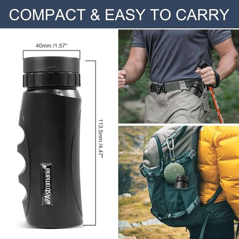Astromania Upgraded 10x25 Waterproof Compact Monocular, Smaller Size Easier to Carry Around for Bird Watching Hunting Camping Hiking Sport Game Concerts in Saudi Arabia
