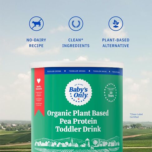 مشروب الأطفال العضوي الوحيد الحساس للأطفال الصغار الذين يعانون من حساسية اللاكتوز (LactoRelief)، مسحوق حليب الصويا بدون حليب الصويا، مشروب عضوي للأطفال الصغار مع الحديد، فيتامين د، DHA، ARA، عمر 12 شهرًا وما فوق، 12.7 أونصة، عبوة واحدة in Saudi Arabia
