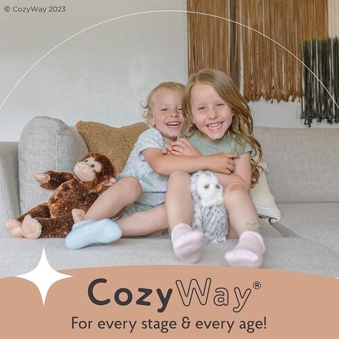 CozyWay Girls Tights Cotton Cable Knit Footed Pantyhose Baby Toddler Leggings - Pack of 4 in Saudi Arabia