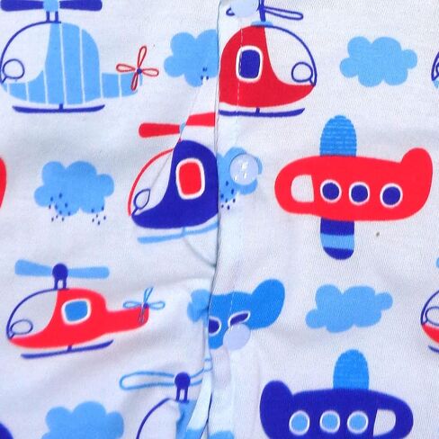 Simply Toddler Pajamas for Boys & Girls - 100% Organic Cotton Unisex child Outfits, 2 Piece Baby Long Sleeve clothes for kids in Saudi Arabia