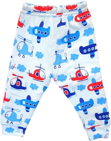 Simply Toddler Pajamas for Boys & Girls - 100% Organic Cotton Unisex child Outfits, 2 Piece Baby Long Sleeve clothes for kids in Saudi Arabia