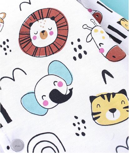 Simply Toddler Pajamas for Boys & Girls - 100% Organic Cotton Unisex child Outfits, 2 Piece Baby Long Sleeve clothes for kids in Saudi Arabia