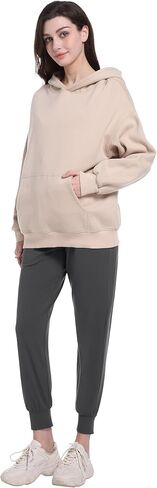 V VOCNI Maternity Joggers Pants Sweatpants Yoga Lounge Workout Activewear Pregnancy Pants with Pockets in Kuwait