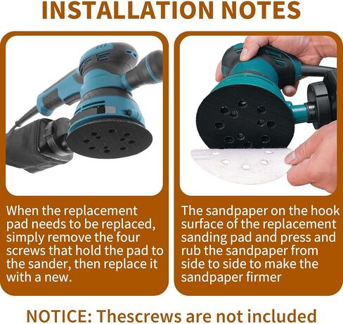 Sander Pad for Makita BO4556 Sander 1/4 Sheet Replaces Makita 158324-9 - SPD17 in Kuwait