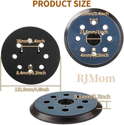 Sander Pad for Makita BO4556 Sander 1/4 Sheet Replaces Makita 158324-9 - SPD17 in Kuwait