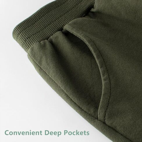 BeiVSlley Baby Boys 2/3 حزمة من السراويل القطنية النشطة للركض للأطفال الصغار، سراويل رياضية مطرزة لطيفة in Kuwait